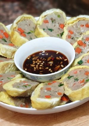 Foto resep Steam Ikan Giling Dadar Gulung