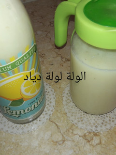 صورة لوصفة شاربات بالموز والليمون
