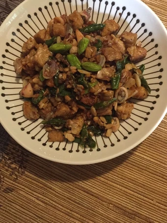 Langkah Gampang Menyiapkan Resep  Oseng tempe cumi asin yang Enak, Enak Banget