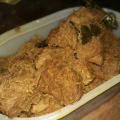 A picture of Rendang Padang Empuk.