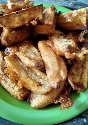 Foto resep Pisang kepok goreng