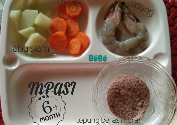 Resep MPASI Udang Labu Wortel, Enak