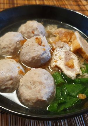 Foto resep Bakso Kenyal Daging Sapi mix Ayam Tanpa Tepung