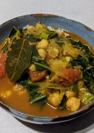 Una foto de Caldo de calabaza marroquí