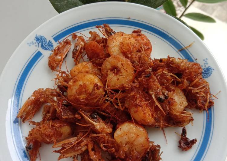 Resep Udang goreng irit bumbu, Sempurna