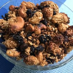 A picture of Homemade granola.