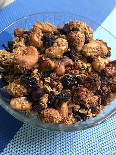 A picture of Homemade granola.