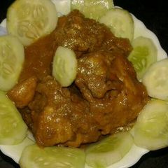 A picture of Chicken kasha.
