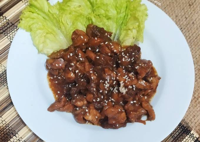 Resep 274. Chicken Teriyaki ala Hokben yang Enak