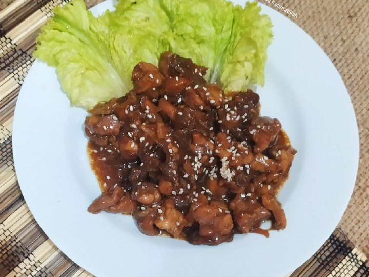 Resep 274. Chicken Teriyaki ala Hokben yang Enak