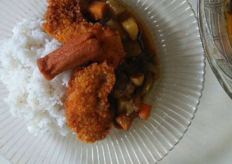 Curry Chicken Katsu ala Warung Steak