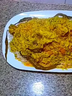 صورة لوصفة رز في الفرن