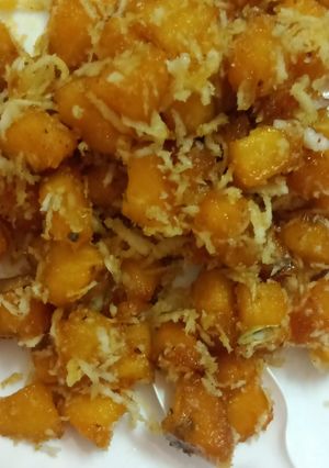 A picture of Banana caramel snack.