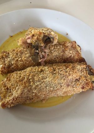 Foto di Involtini di prosciutto cotto ripieni