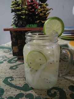Foto resep Es Melon Jeruk Nipis