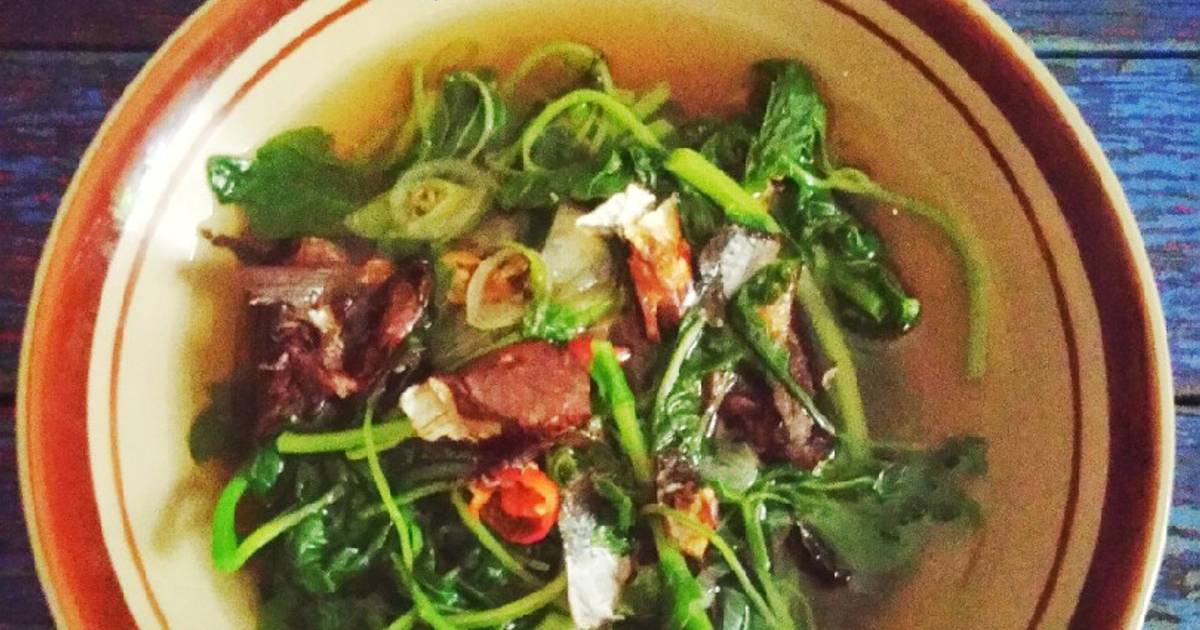 Resep Sayur Bening Bayam Kulit Roa Oleh Yuni Kurniasih Cookpad