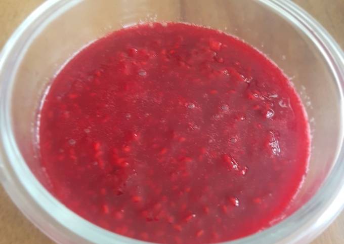 Coulis de framboise