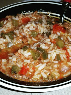 A picture of Stuffed Pepper Soup.