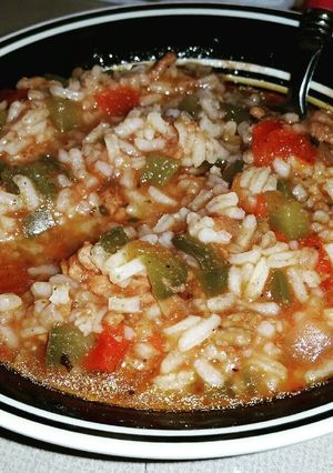 A picture of Stuffed Pepper Soup.