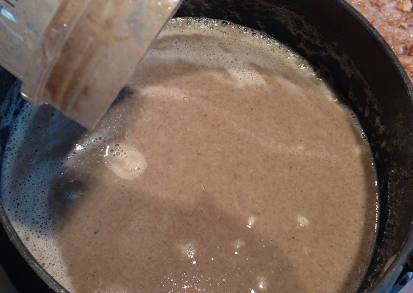 Crema de hongos
