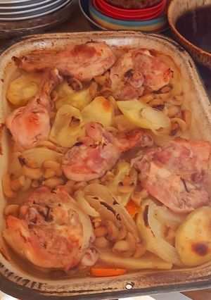 Una foto de Pollo al horno 🍗
