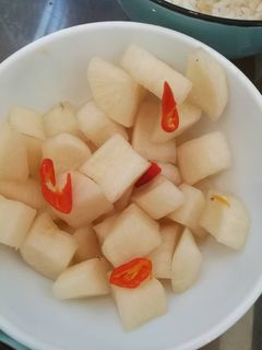 Hình của món Củ cải trắng muối chua ngọt 🍥.
