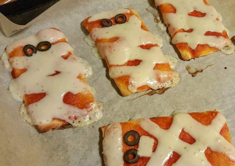 Halloween pizzette mummia