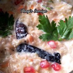Thayir Semiya / Curd Vermicelli A picture of Thayir Semiya / Curd Vermicelli.
