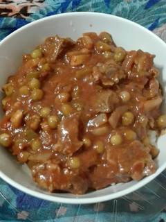 Una foto de Guiso de carne al microondas