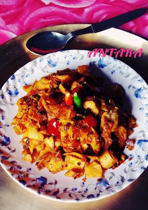 রুটি চাট রেসিপির প্রধান ছবি