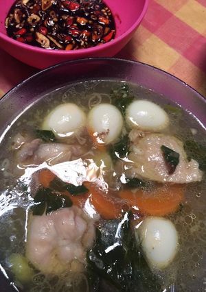 Foto resep Sop Ayam telur puyuh