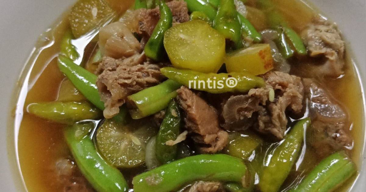 Resep Asemasem Buncis Daging Sapi oleh Annaswa Cookpad