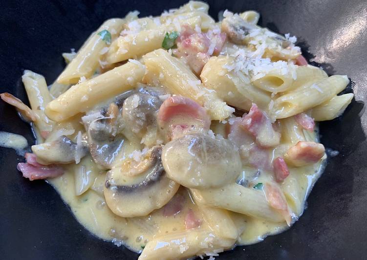 Step-by-Step Guide to Prepare Homemade Carbonara Penne