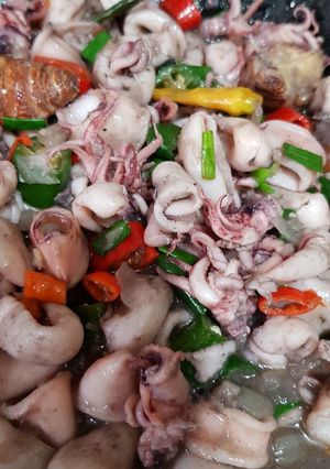 Foto resep Tumis Cumi Cabe Ijo