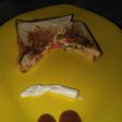 Cheesy mayo Schezwan veg sandwich