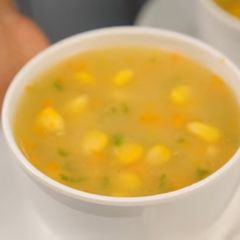 A picture of Sweet corn soup.