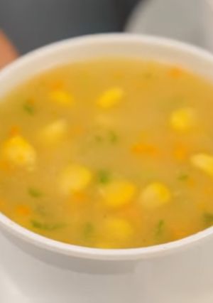 A picture of Sweet corn soup.