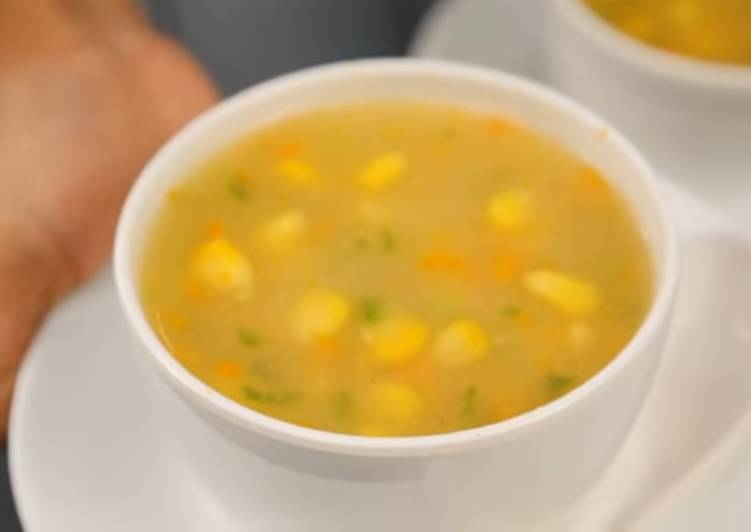 Sweet corn soup