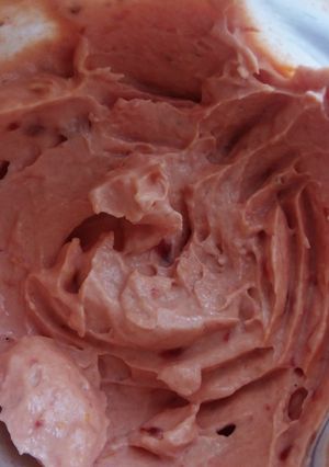 Una foto de Mayonesa rosa de tomates secos