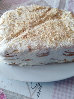 Una foto de Tarta de galleta y limón sin horno ni gelatina