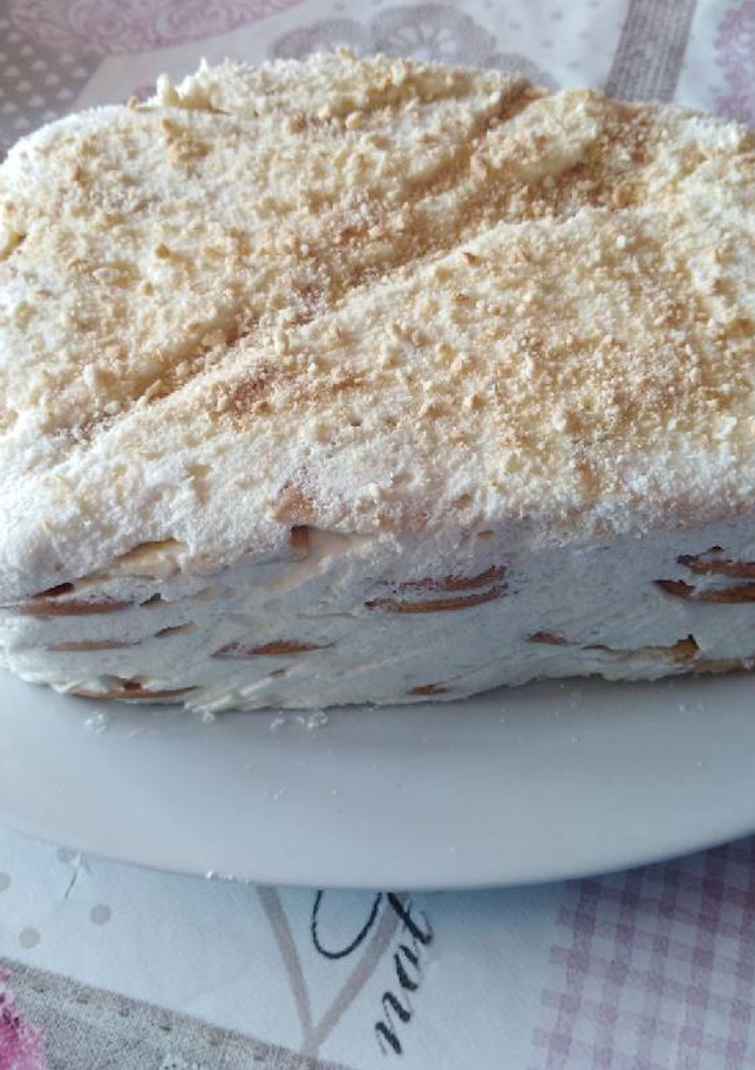Una foto de Tarta de galleta y limón sin horno ni gelatina