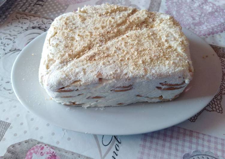 Tarta de galleta y limón sin horno ni gelatina