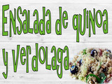 Ensalada de quinoa y verdolaga