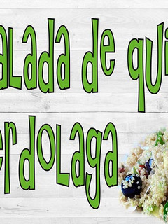 Una foto de Ensalada de quinoa y verdolaga