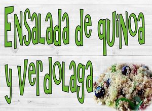 Foto principal de Ensalada de quinoa y verdolaga