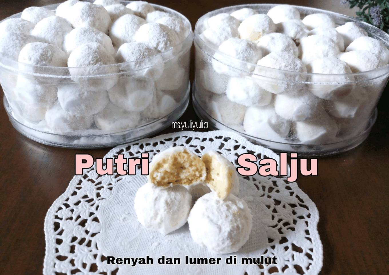 Cara Gampang Membuat KUE PUTRI SALJU Rapuh, renyah dan lumeeeer banget,
Menggugah Selera