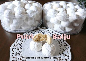 Siap Saji KUE PUTRI SALJU Rapuh, renyah dan lumeeeer banget Enak Sempurna