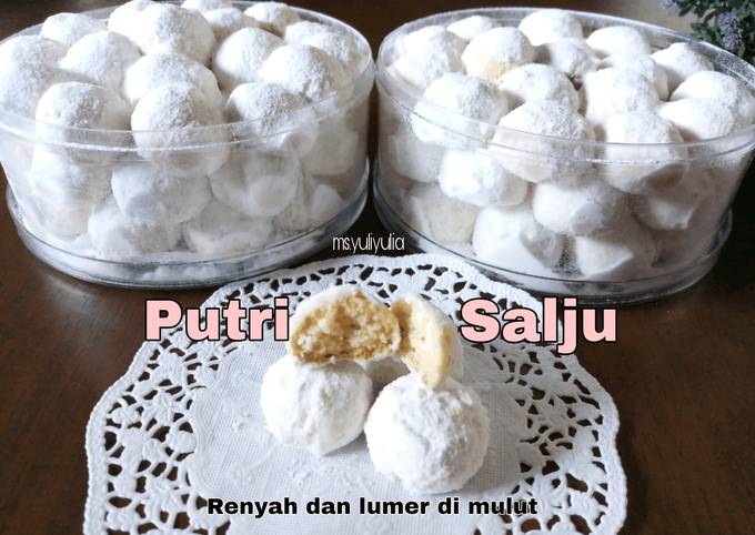 KUE PUTRI SALJU Rapuh, renyah dan lumeeeer banget