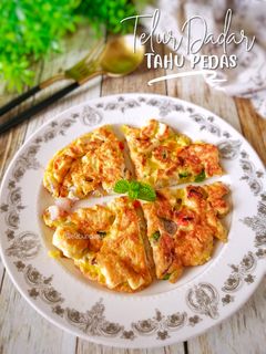 Foto resep Telur Dadar Tahu Pedas