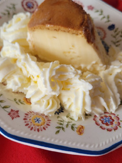 Una foto de Flan de huevo en olla a presión